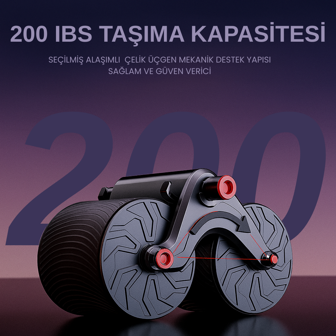 SEFLERA ABS ROLLER - Orantılı Ve Hızlı Vücut Gelişimi İçin